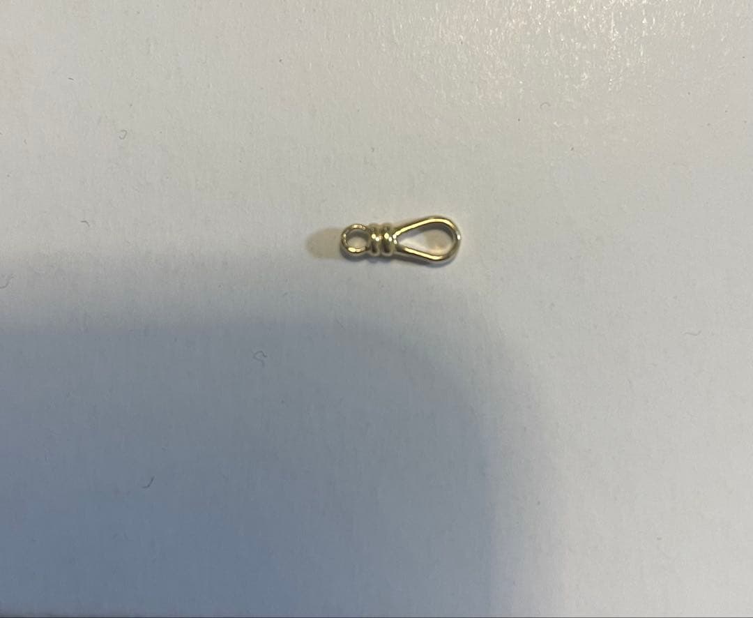 k18 フック受け金具　留め具　ダルマカン　ネックレス