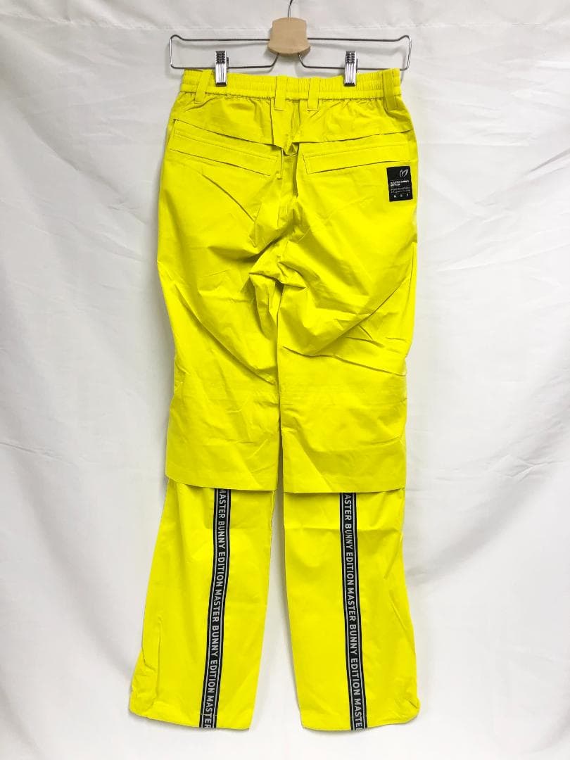 ○★新品未使用　マスターバニーエディション　ナイロンレインパンツ　0　イエロー