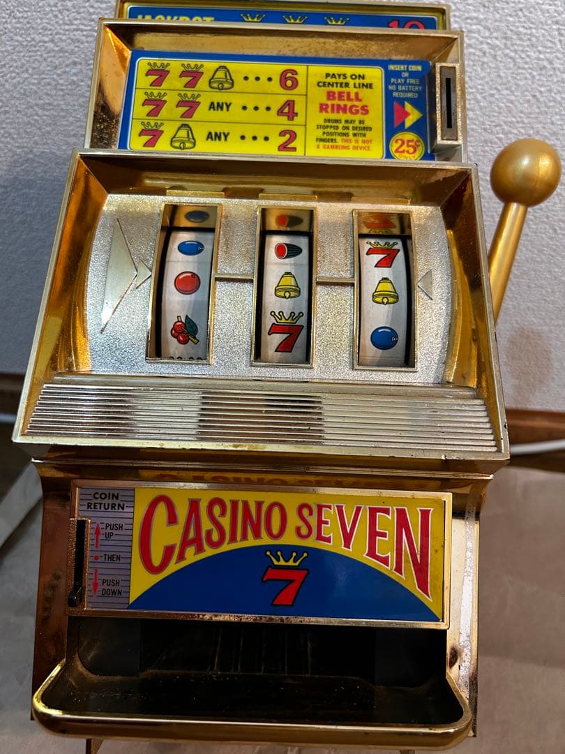 アンティーク　スロットマシン　CASINO SEVEN