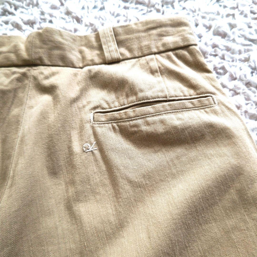 45R おこめチノのシャルロット　ワイドパンツ　ベージュ　サイズ1