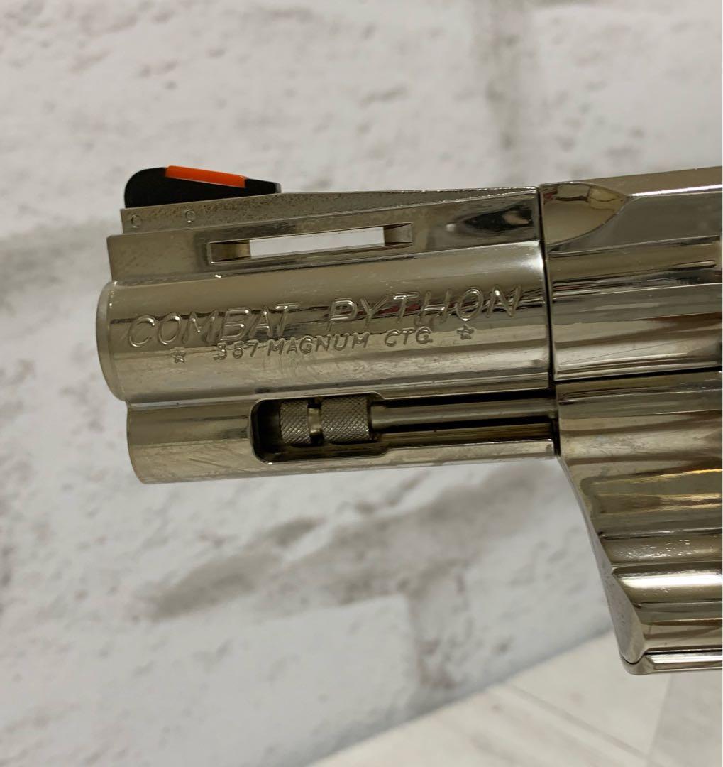 u*a様 【美品】 タナカ コルト パイソン 357 ニッケル 3インチ アルタ