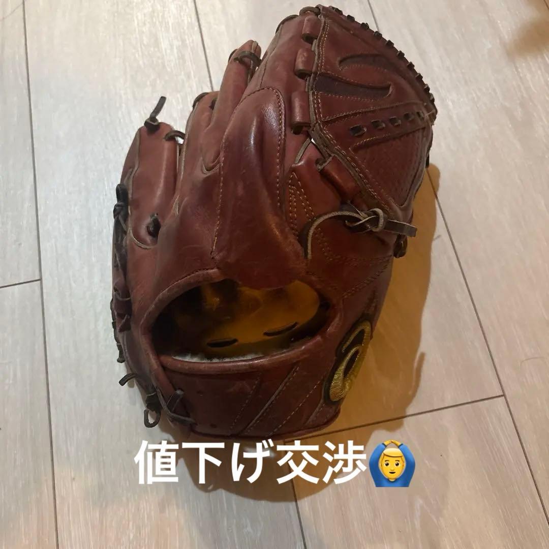 アシックス 硬式グローブ ブラウン