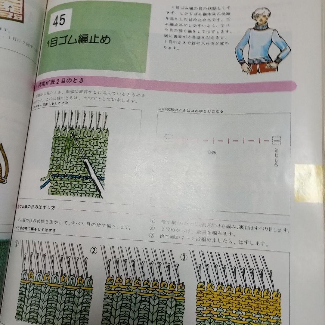 日本ヴォーグ社 絵を見てわかる　機械あみ上達101のポイント