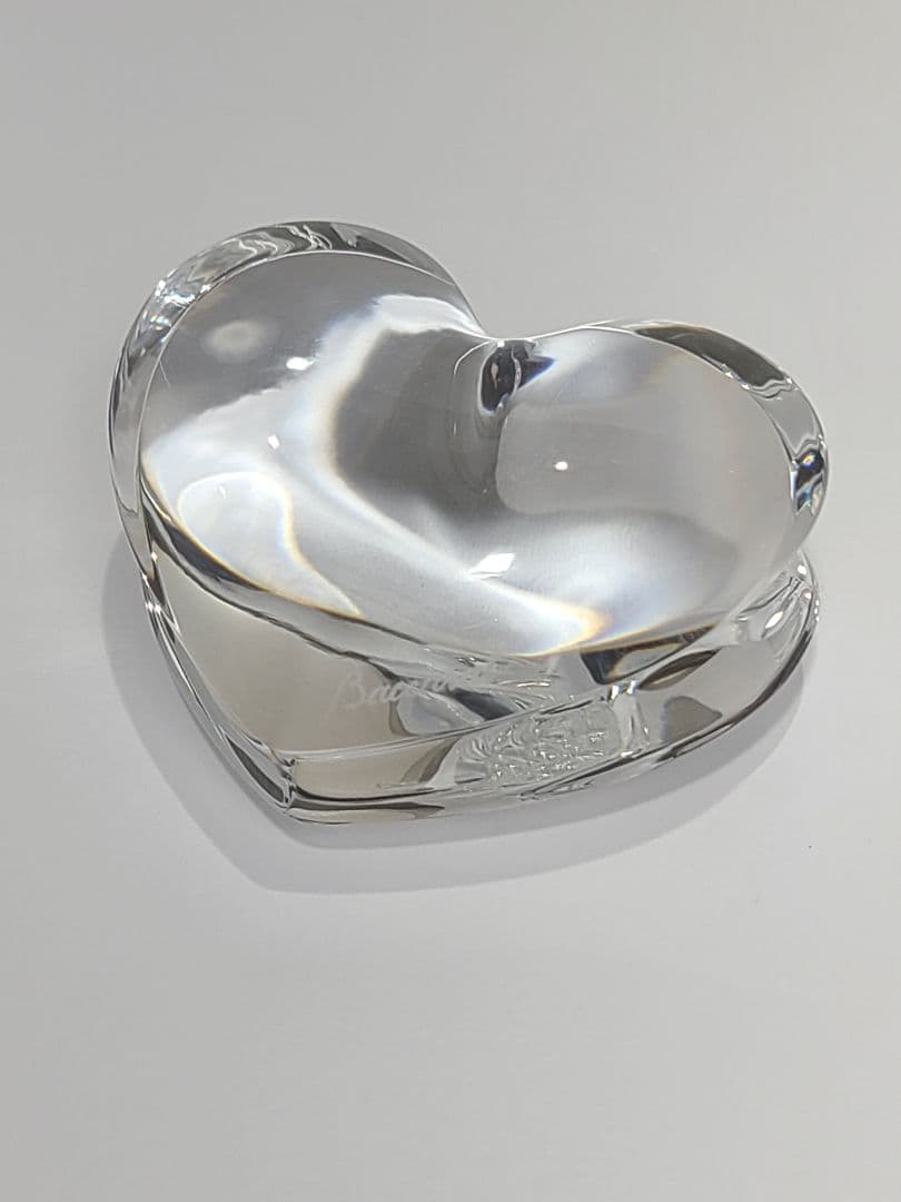Baccarat ハート型 ペーパーウェイト　オブジェ バカラ