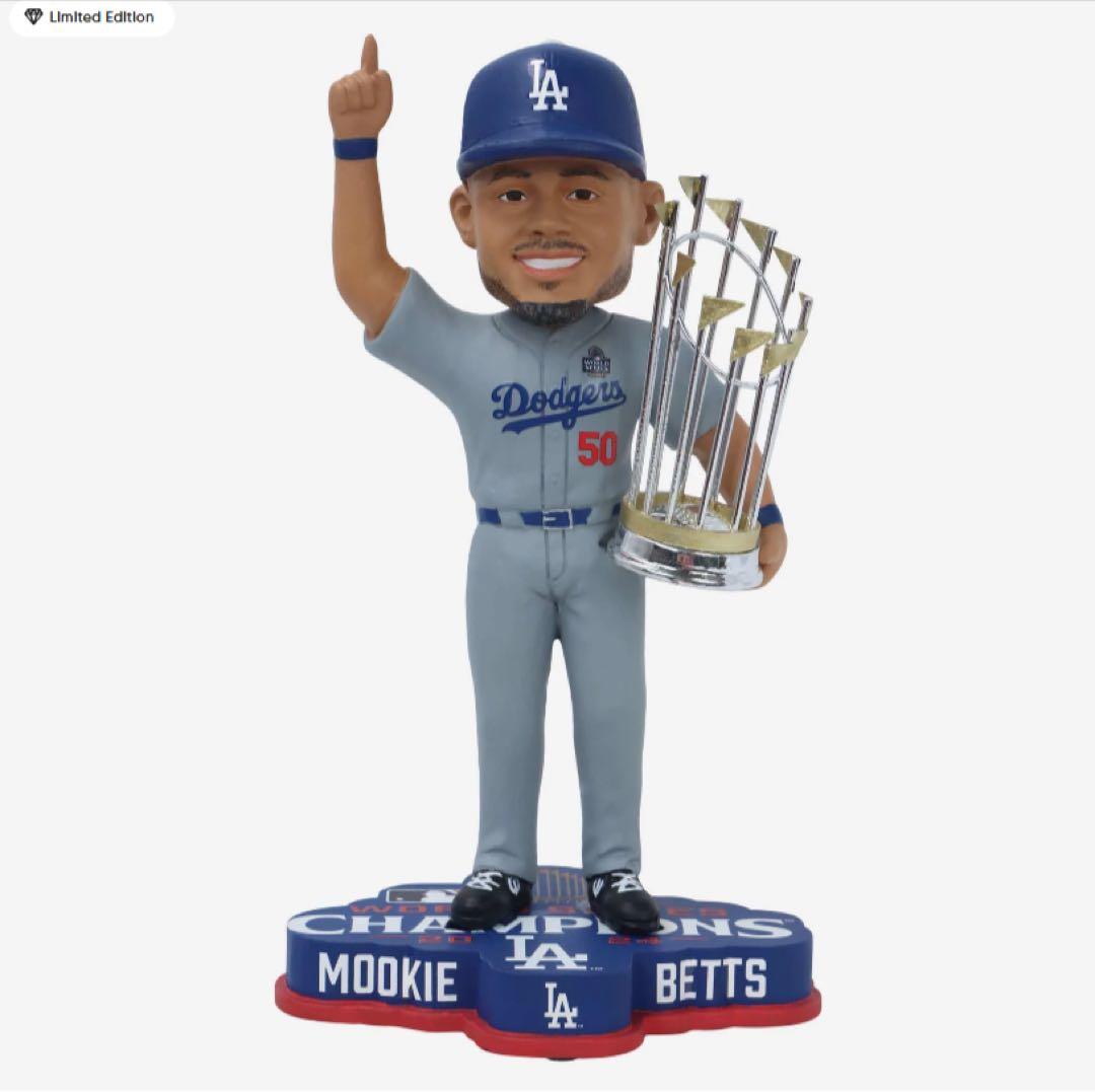 ムーキー・ベッツ　ワールドシリーズ優勝記念　ボブルヘッド　ドジャース