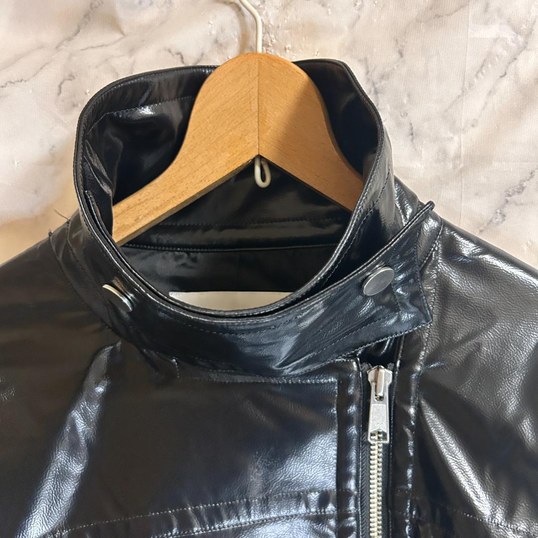 STUDIOUS ステュディオス パテント バイカージャケット