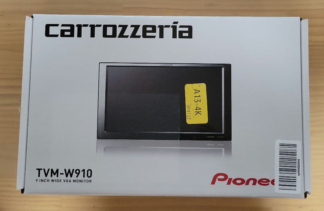 ★開封済み新品未使用★Pioneer TVM-W910 9インチ後部座席モニター