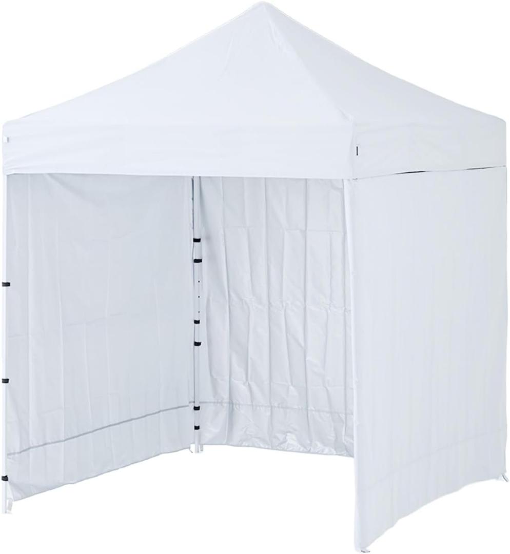 サイドシート3枚付きスチールタープ 2m×2mホワイト FRT-200(WH)