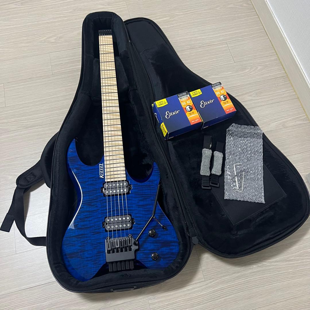 Kiesel vader ヘッドレス ギター ケース付き