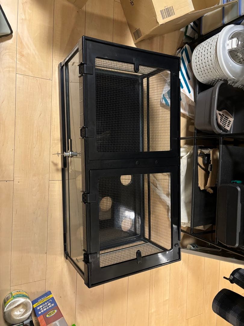 爬虫類 飼育ケージ みどり商会　ケースバイケース９０Lサイズ