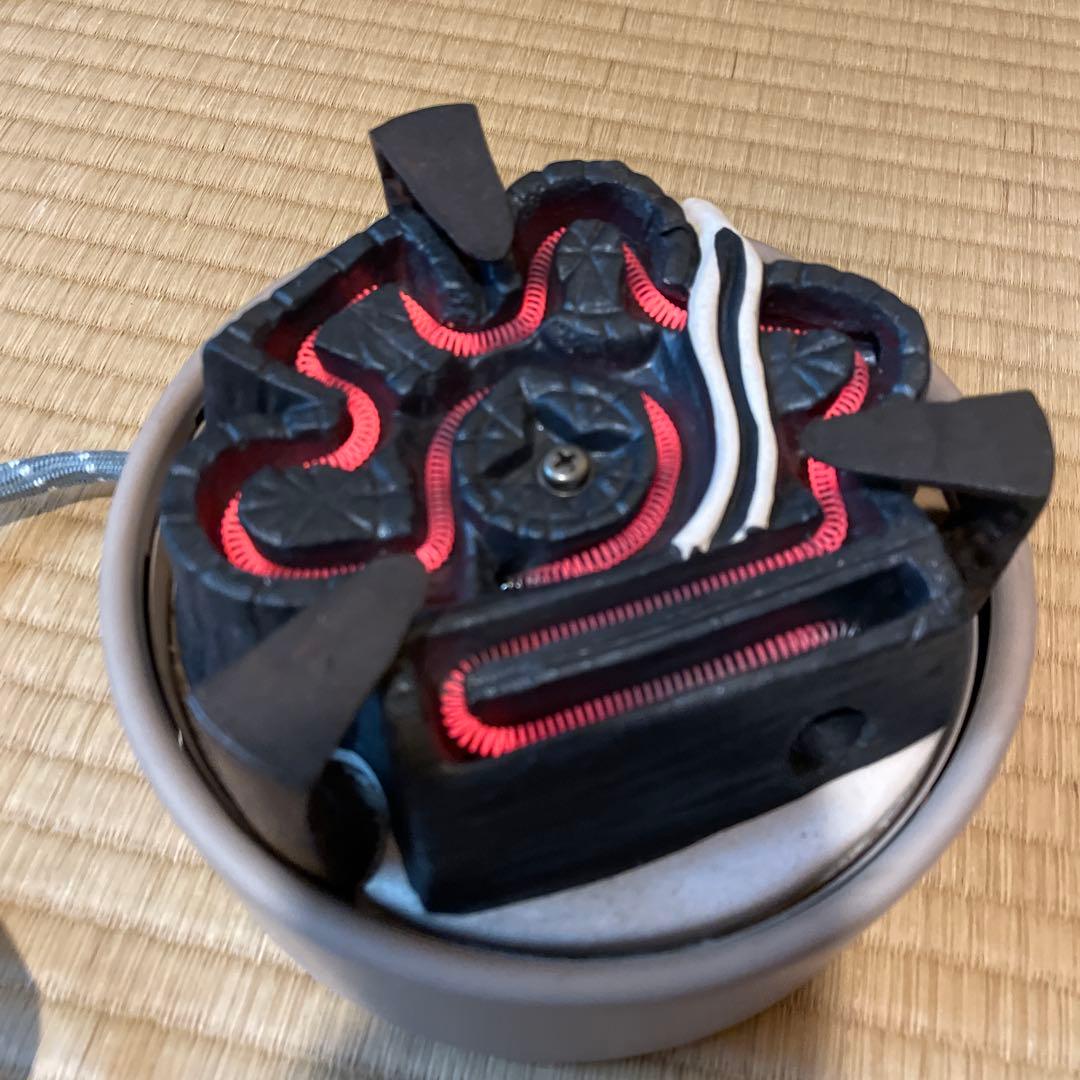 茶道具 唐銅『朝鮮風炉』釜師【畠 春斎】鋳師【金森 紹栄】　風炉釜　切合釜