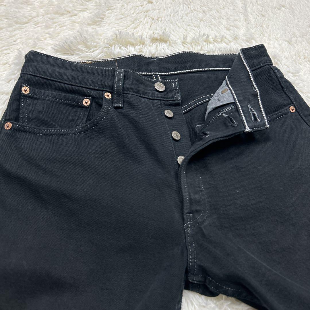 美品　希少　90s USA製 リーバイス　501 ブラック ホワイトステッチ