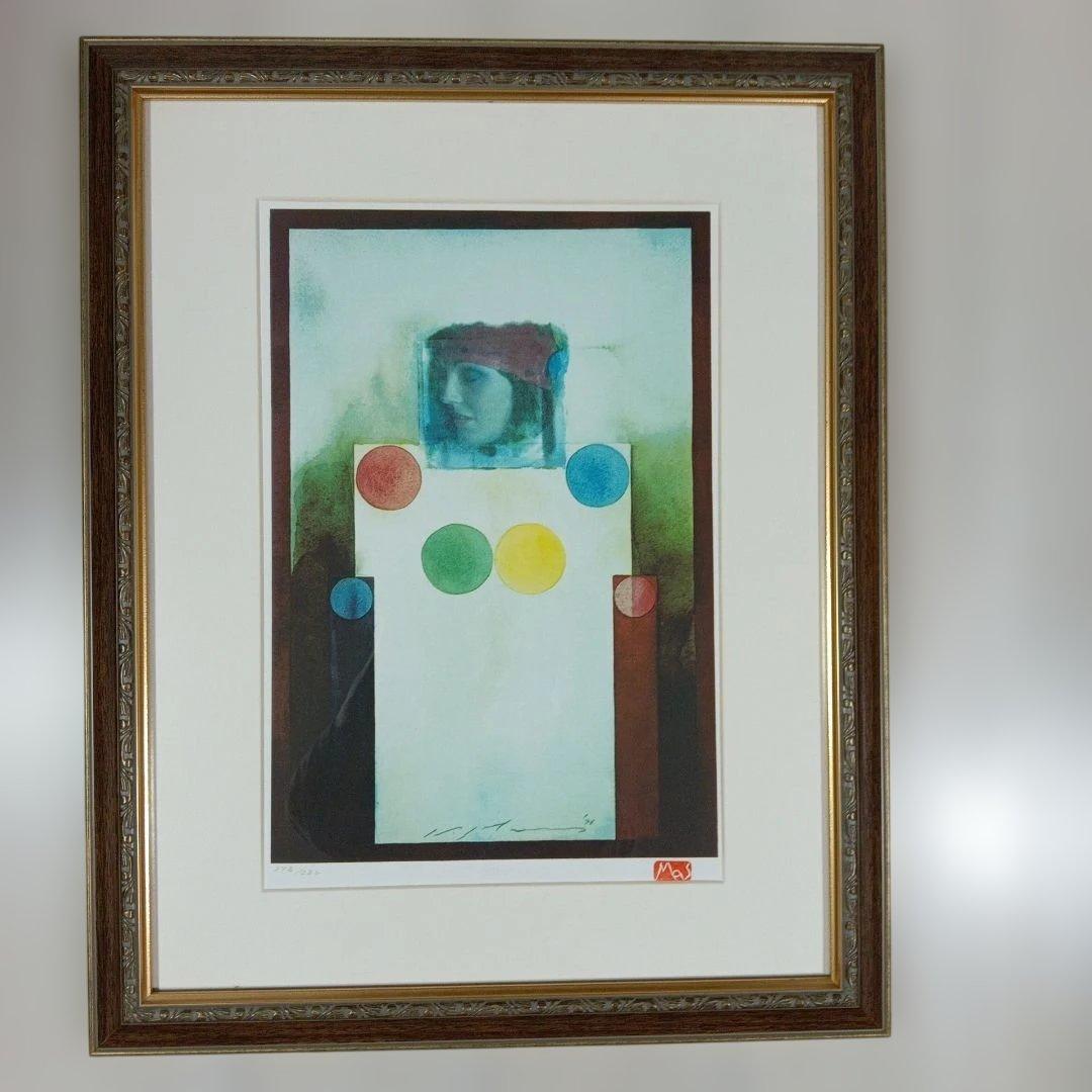 池田満寿夫 リトグラフ 278/280 印鑑 版上サイン入り