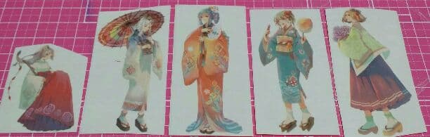 144.人物マステ1ループ切り売り100円