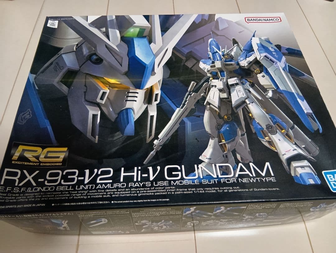 RG RX-93-V2 Hi-V GUNDAM ガンダム 1/144