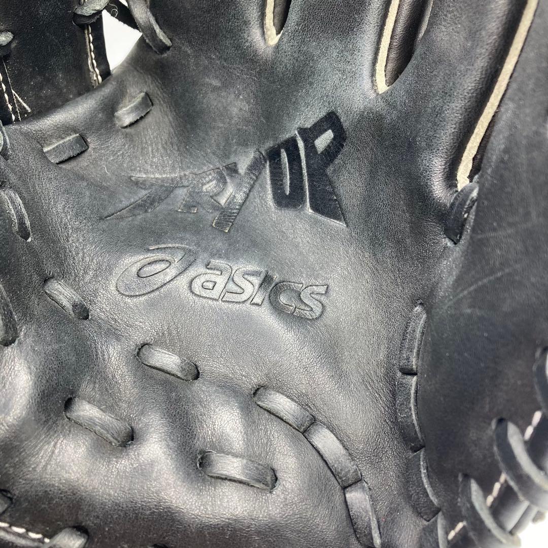 美品　3回使用のみ　asics アシックス グローブ 軟式大人用 外野手　右投げ