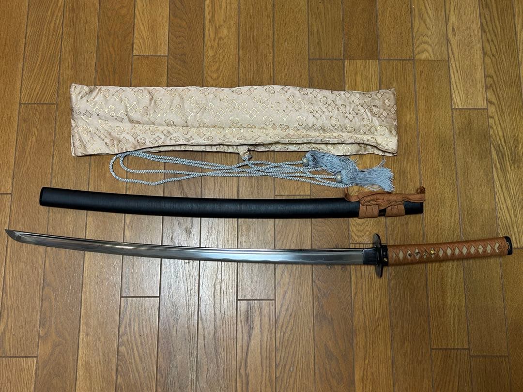 モ*ー様 模造刀 刀 約99cm 拵え 刀袋付き 刀装具 刀剣