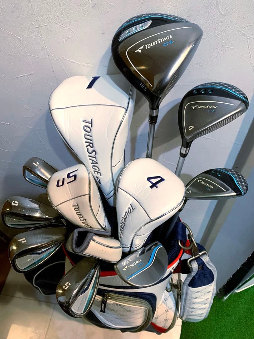 良品　レディースゴルフクラブ セット　ブリヂストン　ツアーステージ　可愛く優しい