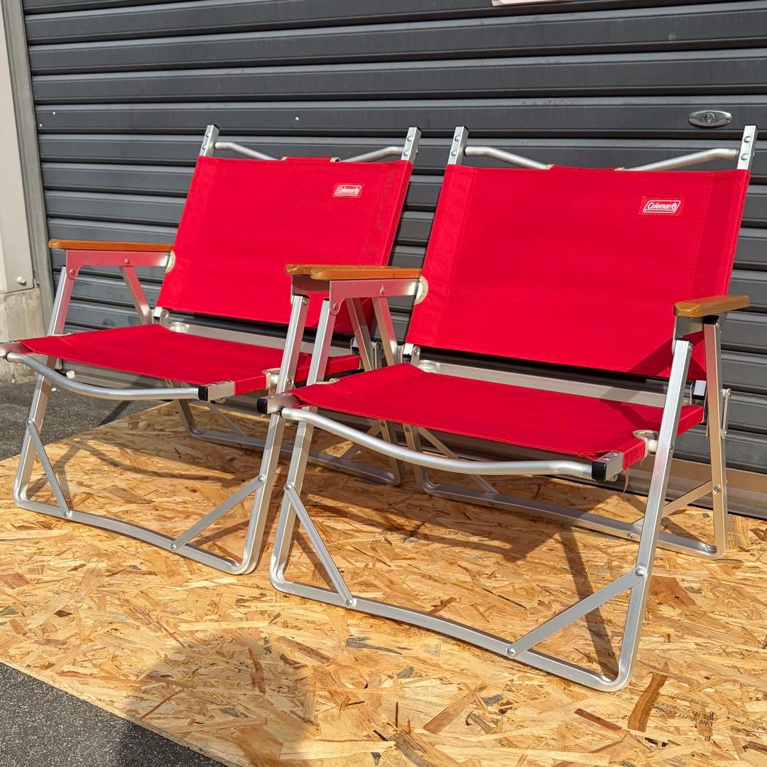 【美品】Coleman コールマン コンパクトフォールディングチェア 2脚セット