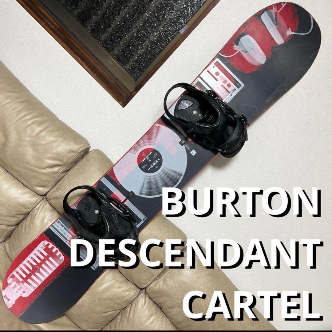 BURTON DESCENDANT 155 × BURTON CARTEL M