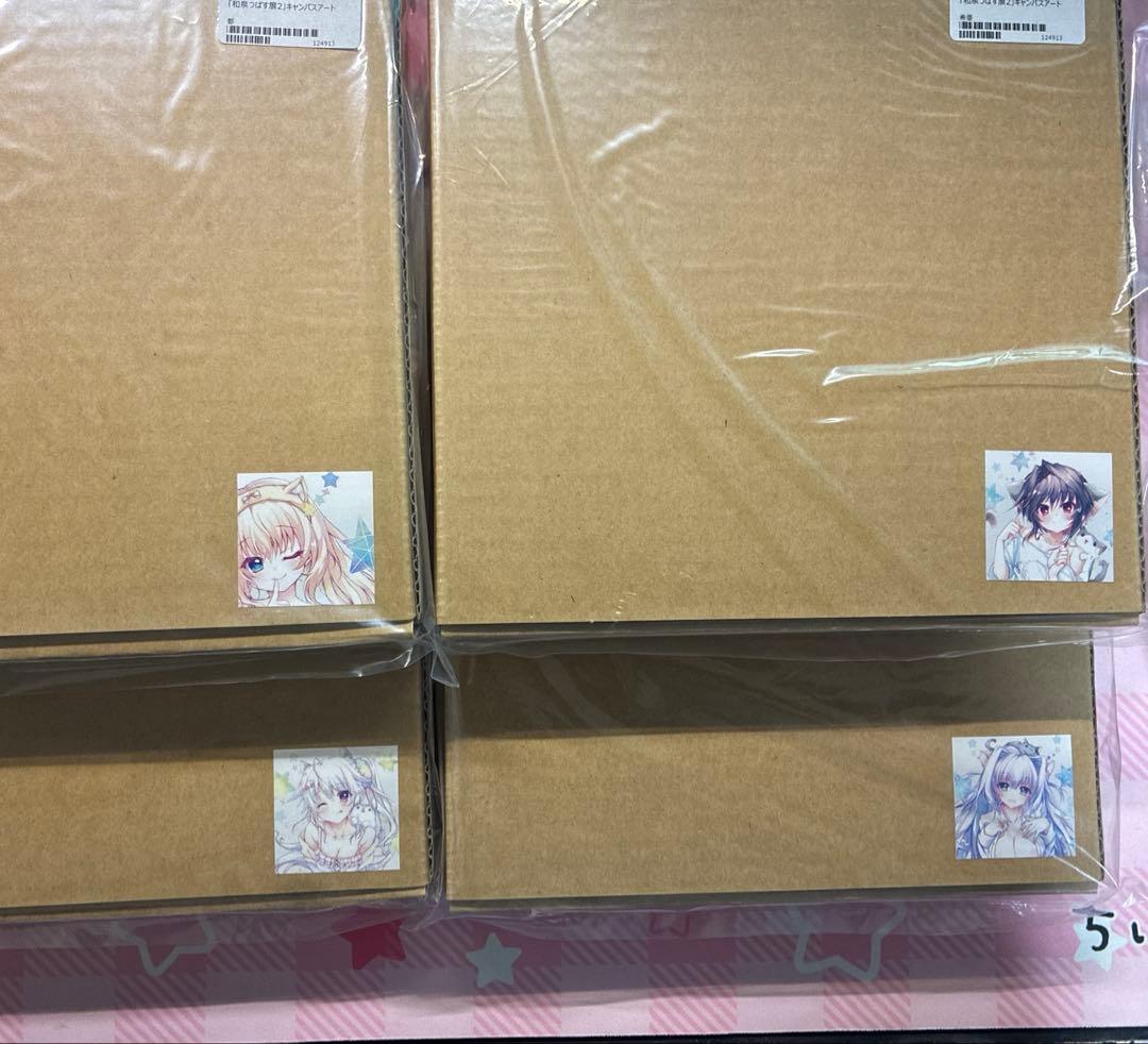 9nine ナイン 和泉つばす展 キャンバスアート 都 天 春風 希亜 未開封品