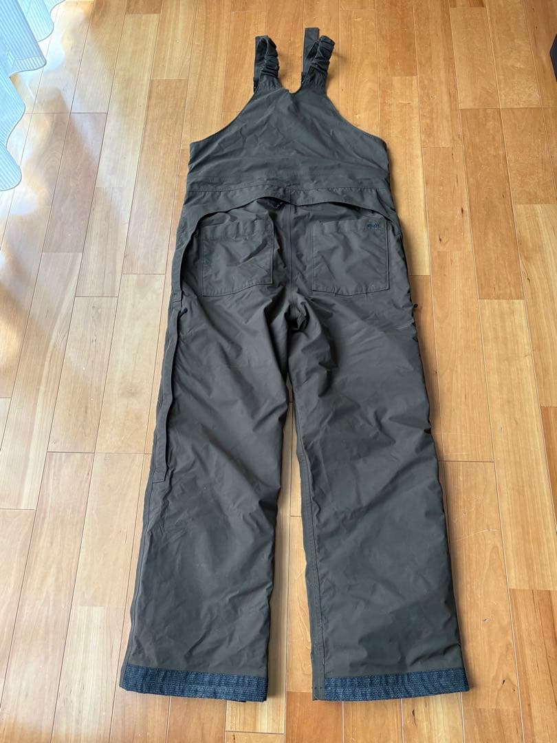 green Clothing Co. ビブパンツ、ダークグレー Lサイズ