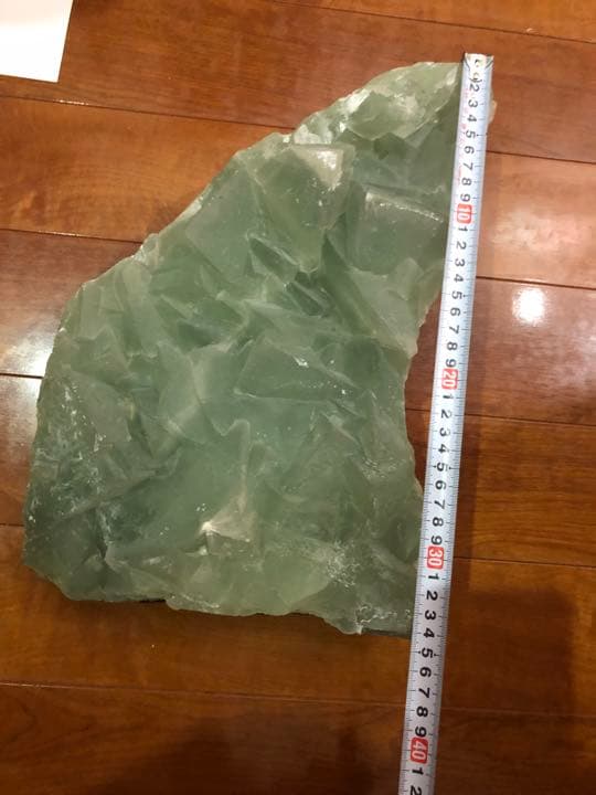 天然石 フローライト原石 台座付き