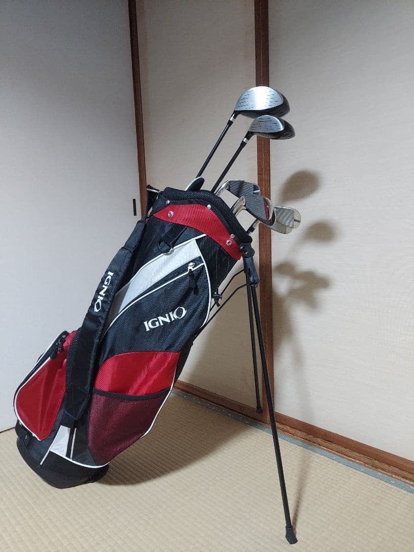 木曜割引‼️【送料込み】IGNIO 超軽量キャディバッグ 付き初級者セット