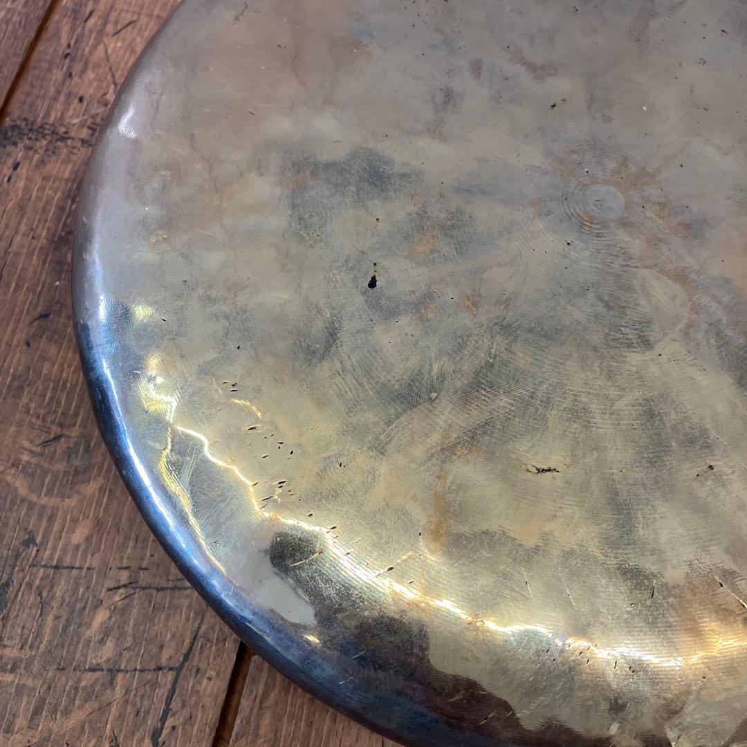 アンティーク 韓国楽器 打楽器 チン ケンガリ 銅鑼 鐘 2点セット 民族楽器