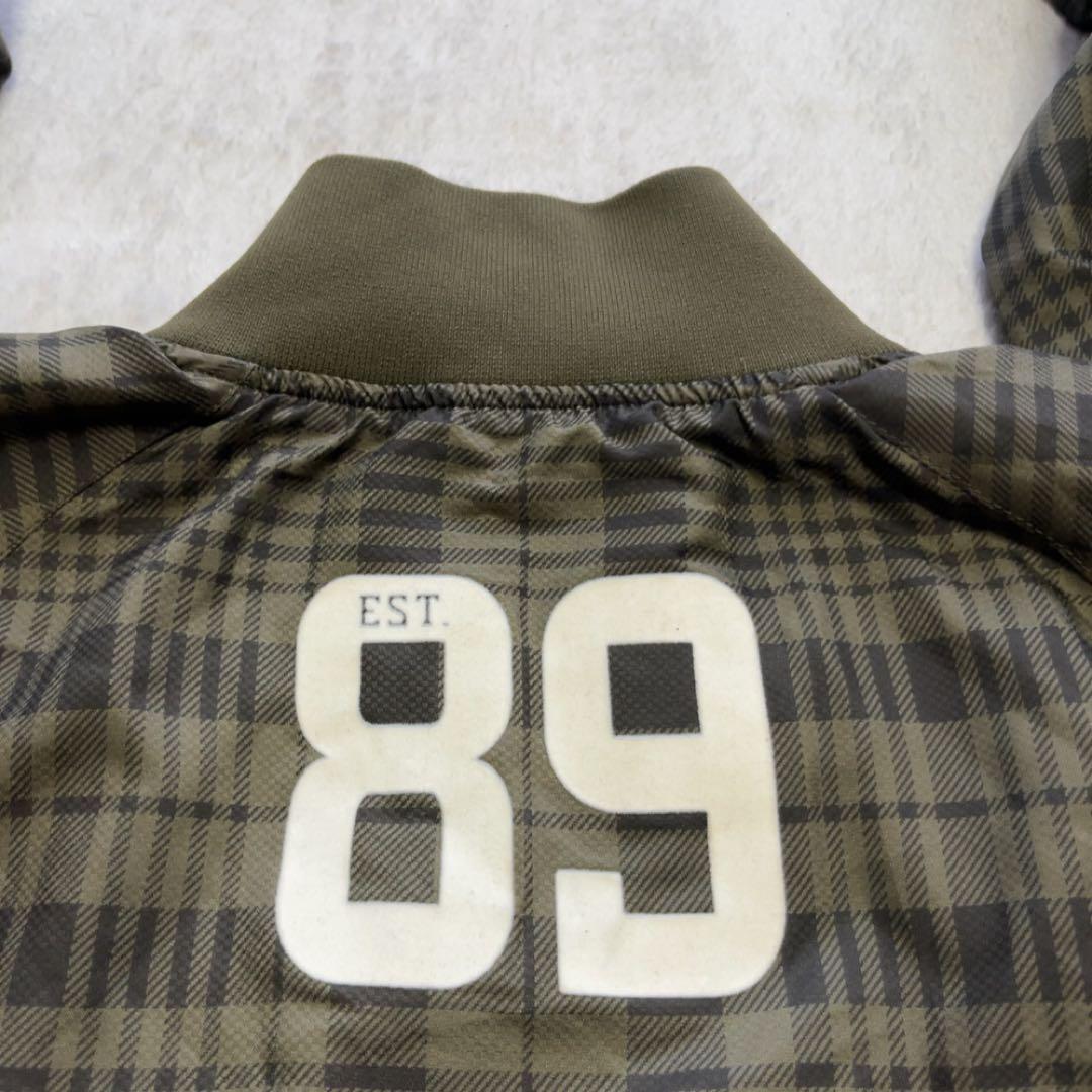 美品　パーリーゲイツ　蓄熱裏地　ナイロン　スニード　ジャケット　カーキ　チェック