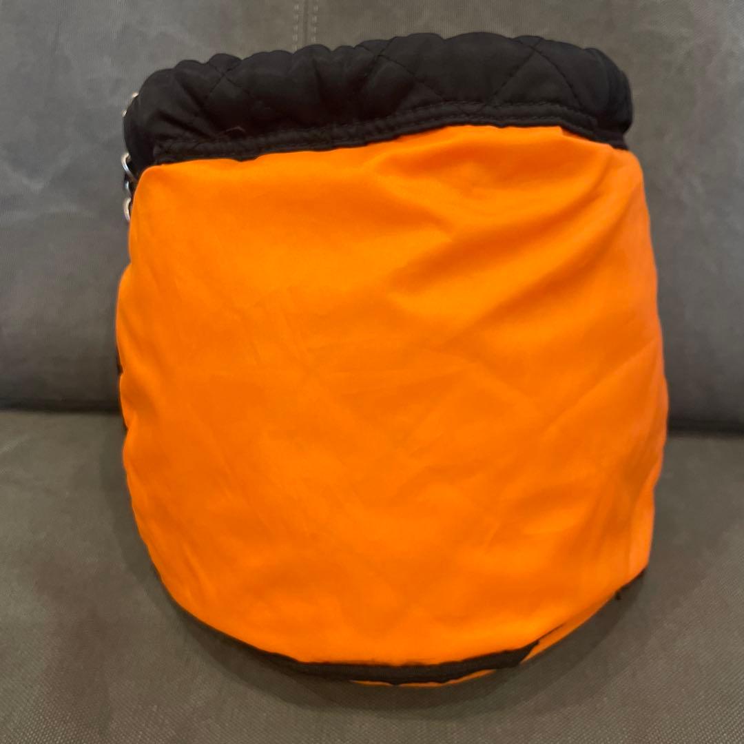 PORTER ブラック キルティング 巾着