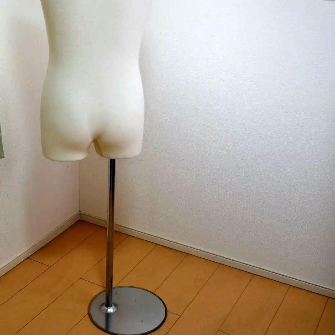 メンズトルソー ホワイト ファブリック