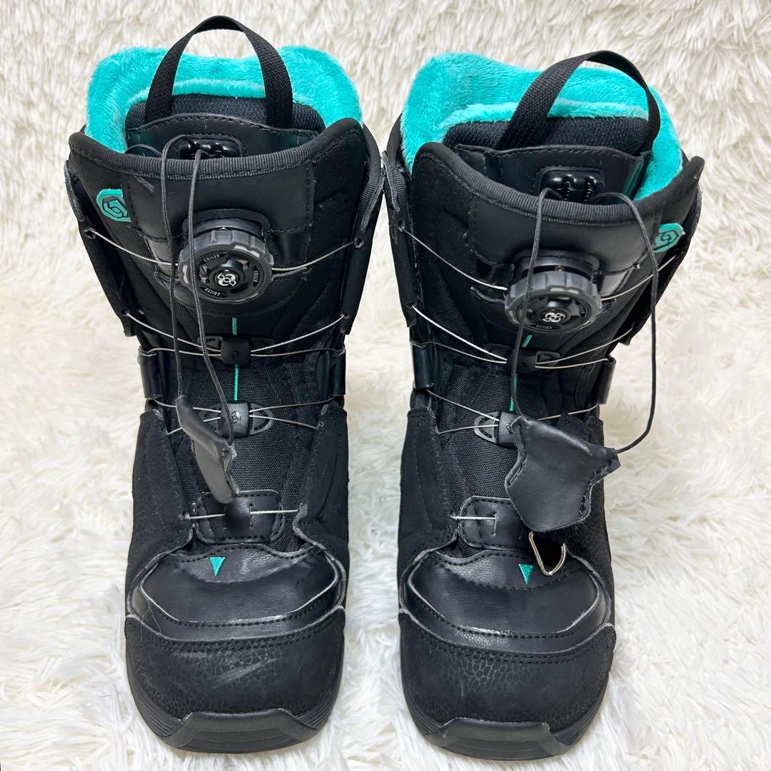 SALOMON スノボ　レディース　スノーボードブーツ 23cm 水色
