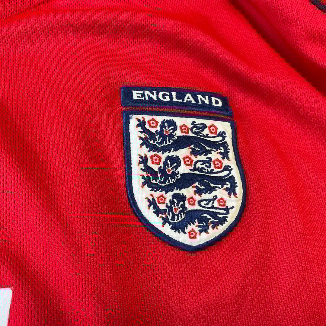 イングランド代表 BECKHAM 7 XL相当 シャツ　長袖　リバーシブル　刺繍