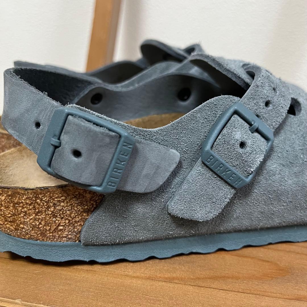 ビルケンシュトック　スエードサンダル　バックストラップ付き　トキオ　グレー　23