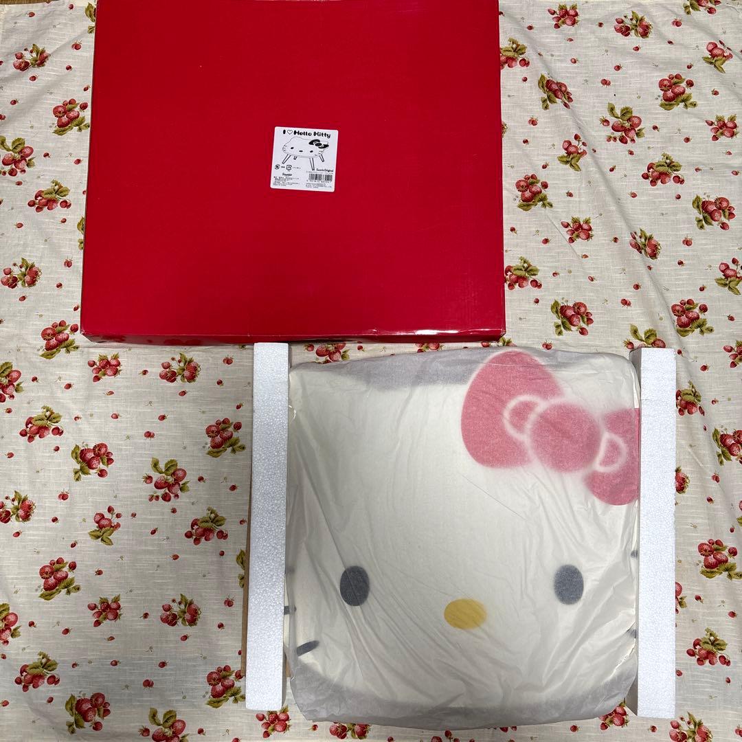 平成　レトロ　当時　絶盤　I ❤️ Hello Kitty テーブル