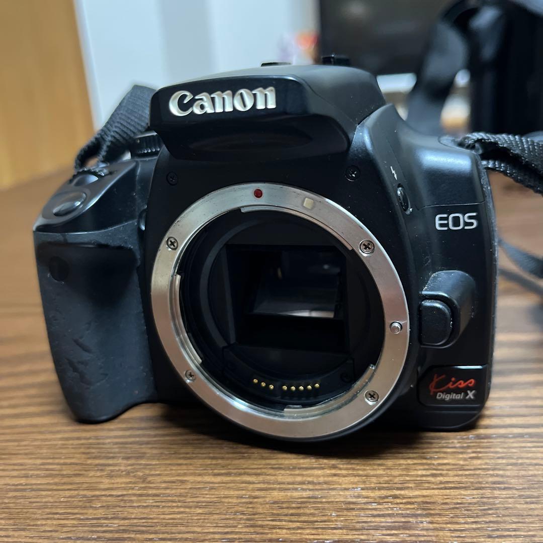 【動作確認済】Canon EOS Kiss Digital X,レンズ4個セット