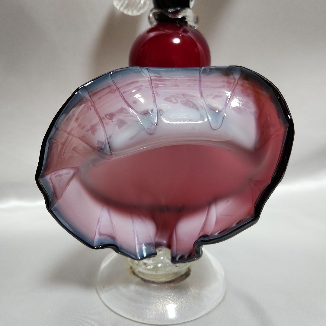 ま*ん様 ベネチアンガラス ペアドール ムラーノガラス ダンス イタリア 金彩