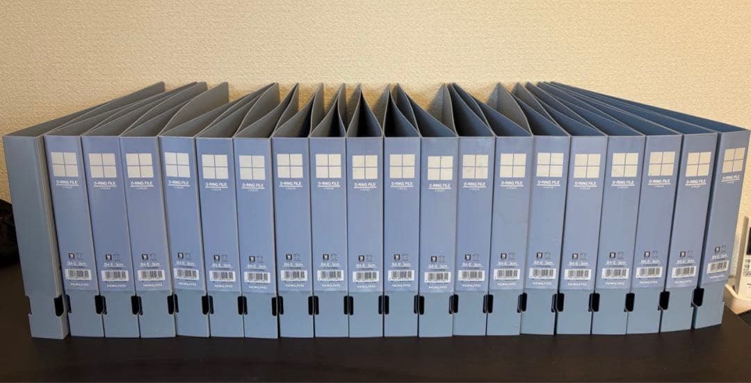 コクヨDリングファイル B4-E・3cm青 26冊セット