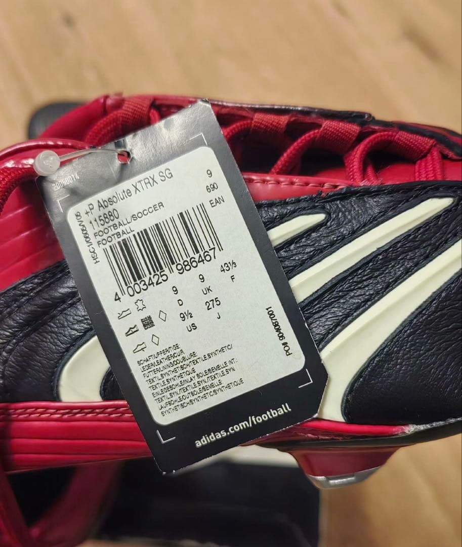 adidas Absolute XTRX SG jp275 黒/赤