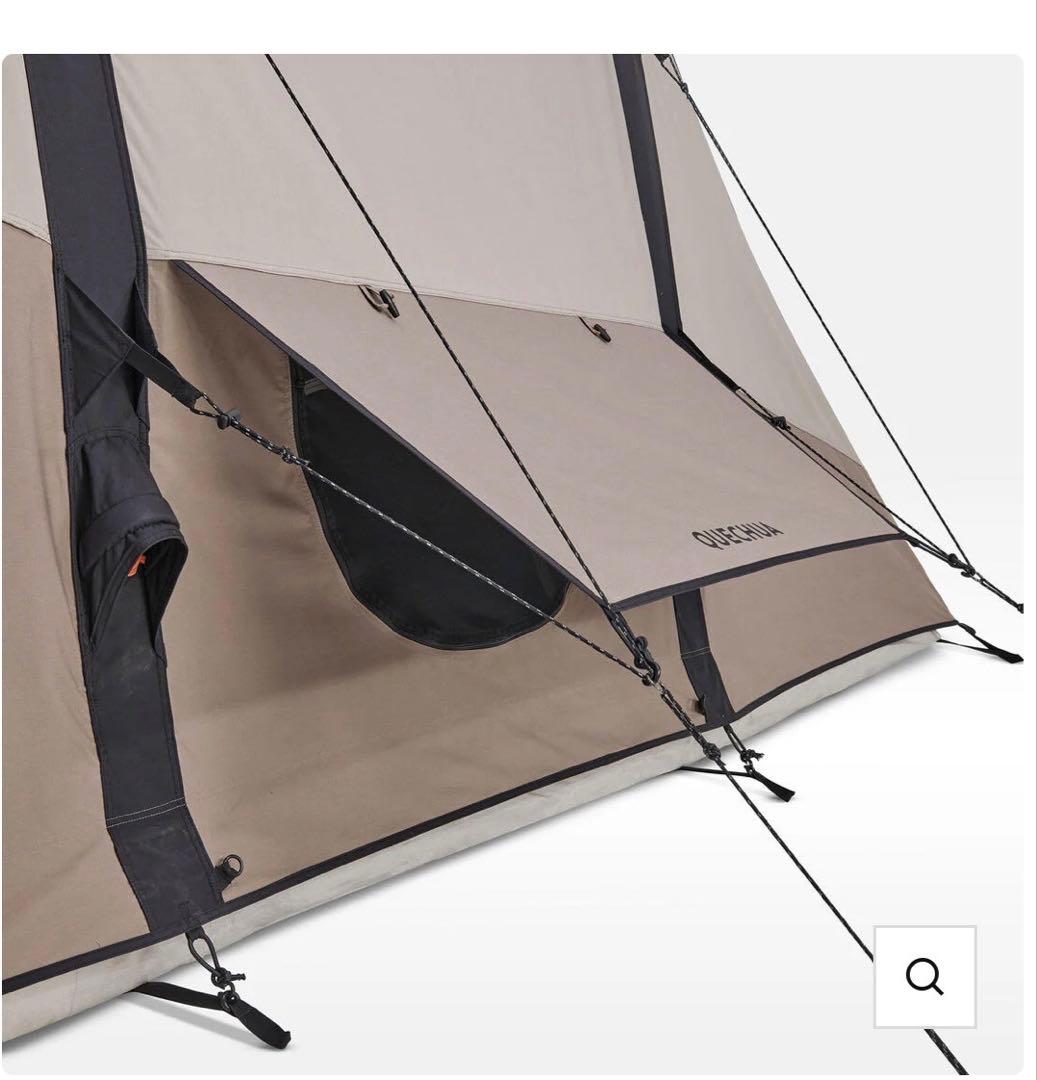 ケシュアエアテント　ドーム型　ベージュ