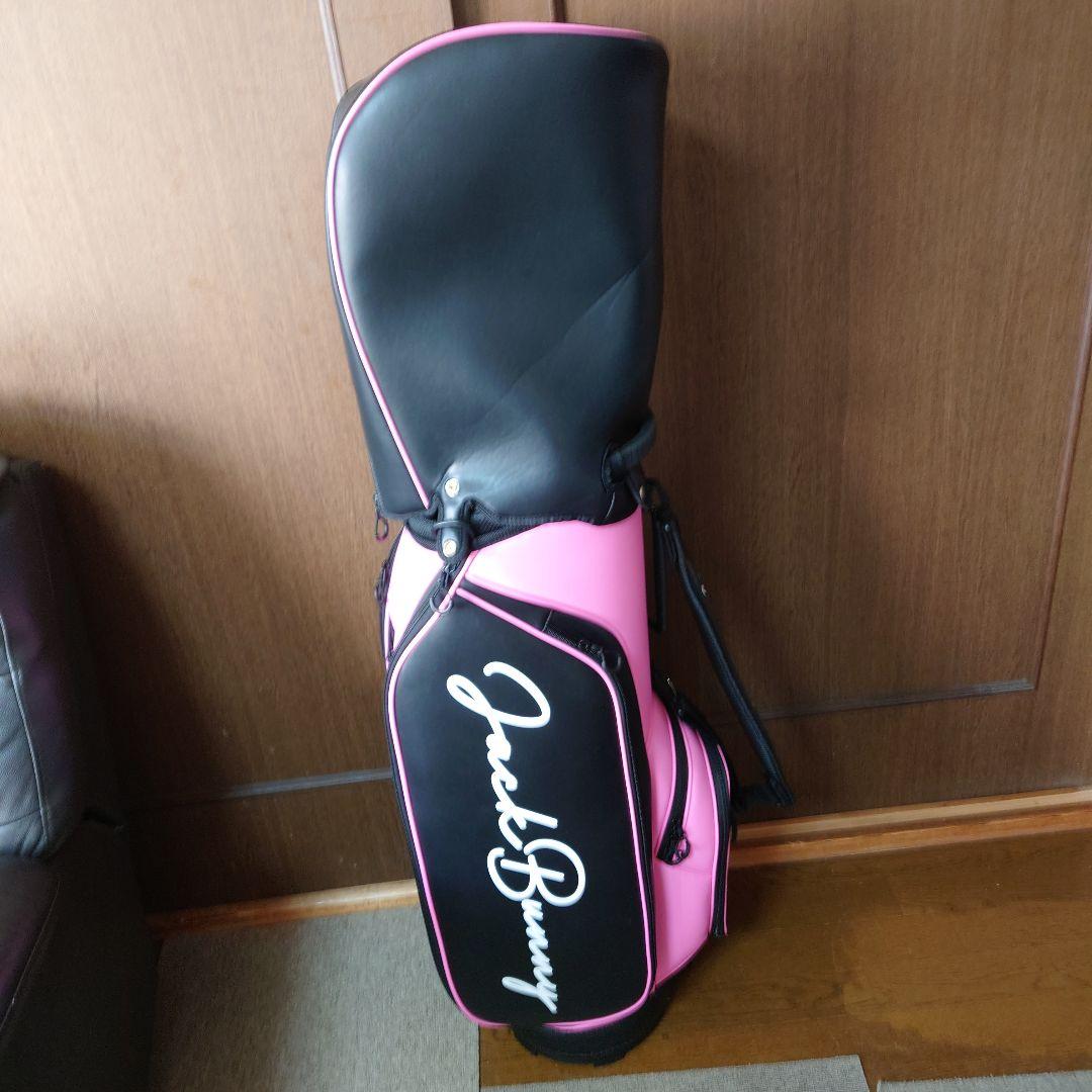 Jack Bunny キャディバッグ ピンク/ブラック