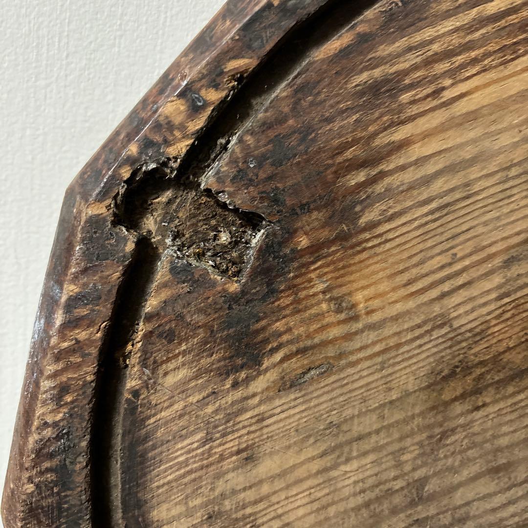 李朝十二角膳天板その64 盆.古道具.骨董品.韓国骨董. Antique.酒器盆