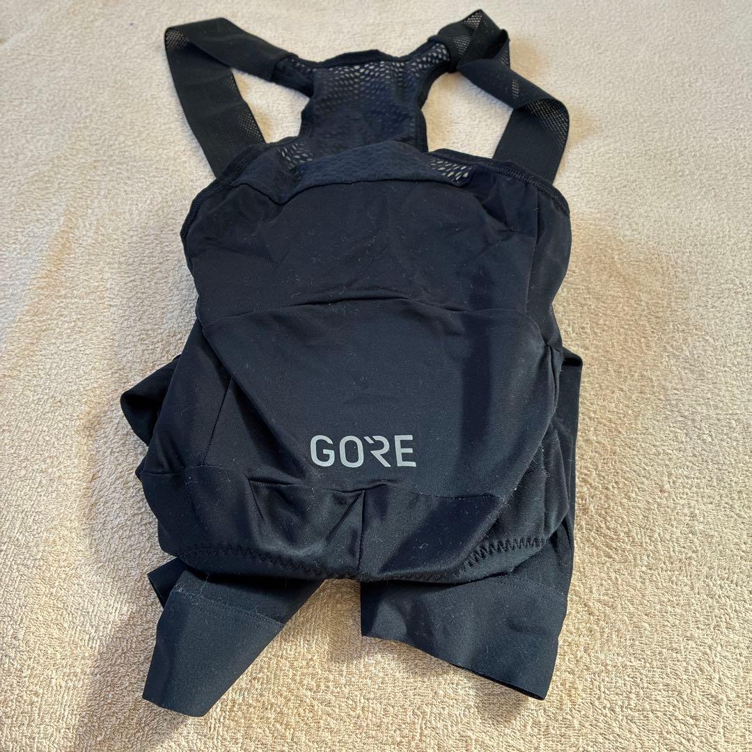 GORE ブラック 七分ビブタイツ EU サイズS アジア M