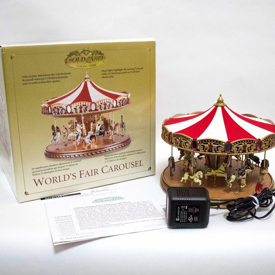[匿名配送]新品ミスタークリスマス ゴールドラベル メリーゴーランド オルゴール