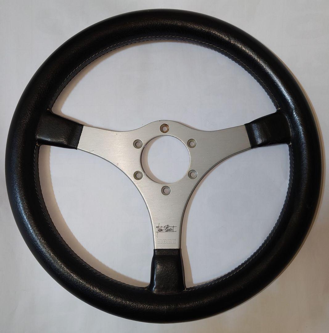 momo モモ　ジャッキースチュワート　ステアリング　旧車　当時物