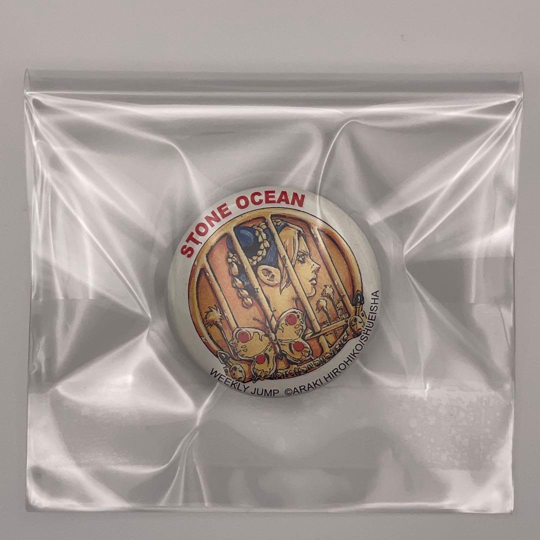 【希少・当時物】ジョジョ 第6部 ストーンオーシャン 懸賞 缶バッジ 徐倫