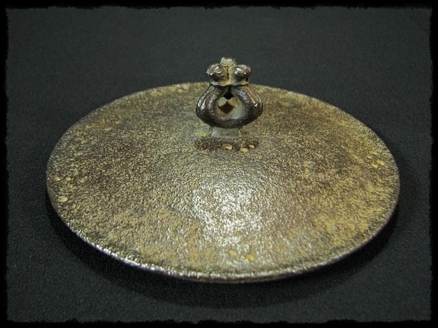 希少！本砂鉄 長谷川 雅山 阿弥陀堂釜 茶道具 e230