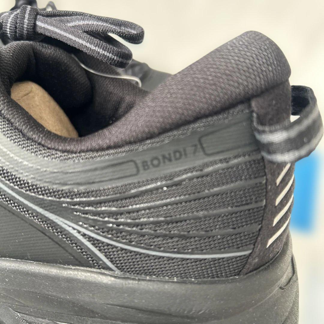 【新品タグ付き】HOKA ONE ONE Bondi 7 ブラック 27.5cm