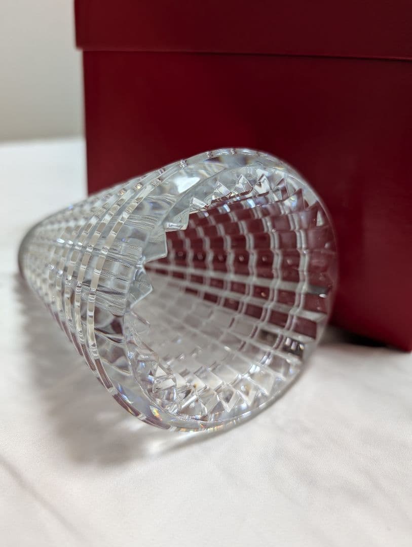 Baccarat バカラ アイベースS クリスタル ガラス花瓶 フラワースタンド